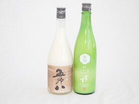 楽天スーパーセール/日本酒にごり酒2本飲み比べセット(五郎八・純米宮の雪)720ml×2本（新潟県、三重県）