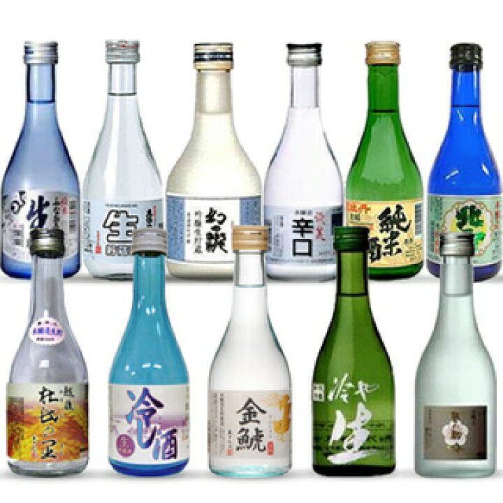 楽天市場】選べる日本酒本醸造飲み比べ6本セット 300ml×6本 : 贈り物 日本酒 6本セット 多様な銘柄