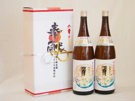 地鎮祭用奉献酒 兵庫県日本酒2本セット(本田酒造 龍力特別本醸造1800ml×2本)デザイン書道家 榮田清峰作一デザイン3番(金銀水引・文化タイプ）