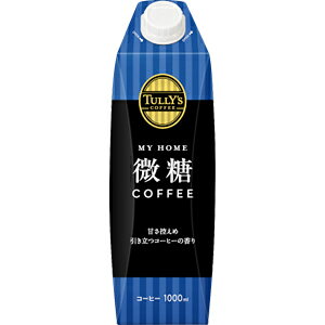 ɓ@TULLY'S COFFEE@^[YR[q[@MY HOME@R[q[ pbN ^Lbvte@1000ml×6{(1P[X)