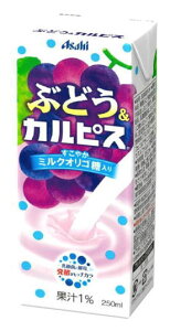 �m�����n2�P�[�X�܂œ������G���r�[�@�Ԃǂ����J���s�X�@250ml�p�b�N�@1�P�[�X24�{����@�i�u�h�E�E�����E�O���[�v�j�iCALPIS�j