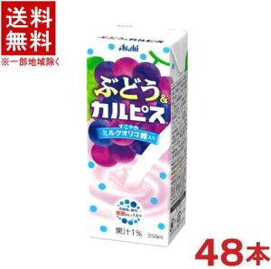 �m�����n��������������2�P�[�X�Z�b�g�@�G���r�[�@�Ԃǂ����J���s�X�@�i24�{�{24�{�j250ml�p�b�N�Z�b�g�@�i48�{�j�i�u�h�E�E�����E�O���[�v�j�iCALPIS�j