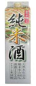 ［清酒・日本酒］2ケースまで同梱可★葵中納言　純米酒　2Lパック　1ケース6本入り　（2000ml）（2リットル、1.8l，1800）（メイリ・めいり）明利酒類