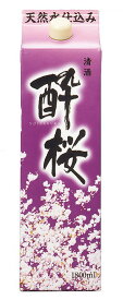 ［清酒・日本酒］2ケースまで同梱可★酔桜　1．8Lパック　1ケース6本入り　（6本セット）（1800ml）（2000）（福徳長酒類）（合同酒精・オエノングループ）