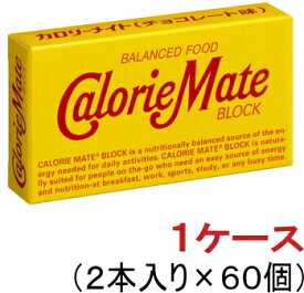 ［食品］4ケースまで同梱可★カロリーメイト　ブロック　【チョコレート味　2本入り】　1ケース60個入り　（40g×60個・箱）（バランス栄養食）大塚製薬　【お取り寄せ】