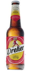 ［ビール］1ケースで1梱包★ドレハー　330ml瓶　1ケース24本入り　（300・350）（イタリア）（ピルスナー）（ハイネケン・イタリア）（Dreher）株式会社池光エンタープライズ