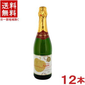 ［飲料］★送料無料★※12本セット　朝日　アップル　ノンアルコールスパークリングワイン　750ml瓶　12本　（1ケース12本入り）（ノンアルジュース）（りんご・リンゴジュース）（炭酸）