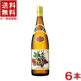 ［泡盛］★送料無料★※6本セット　43度　久米島の久米仙　でいご古酒　1．8L　6本　（1ケース6本入り）（1800ml）（熟成古酒）（三年古酒・3年古酒）