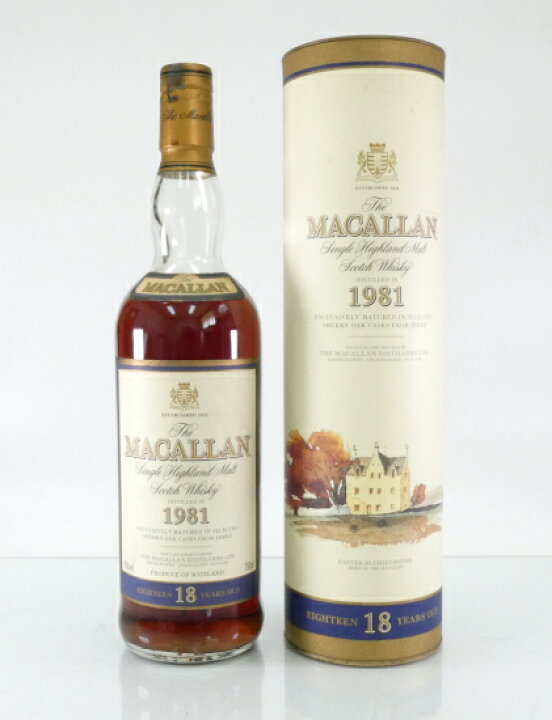 楽天市場】ザ・マッカラン18年シェリーカスク【1981】43%750ml 