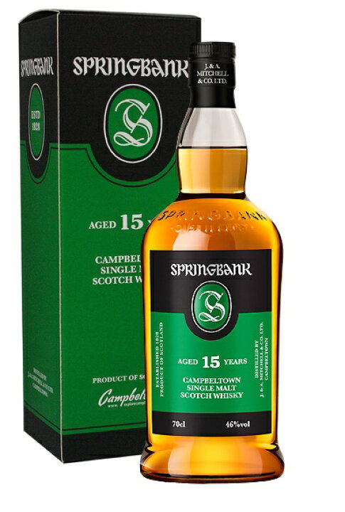 楽天市場】スプリングバンク 15年46%700mlSpringbank 15yo【並行輸入品  