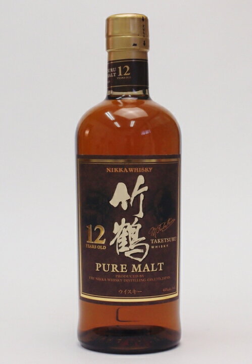 楽天市場】ニッカ 竹鶴12年ピュアモルト43度700mlnikkamaltwhisky  