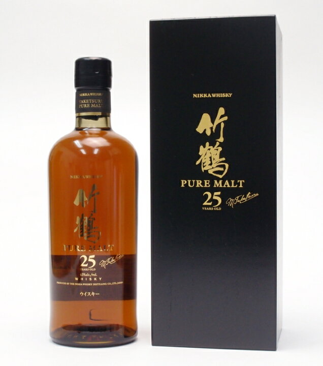 楽天市場】竹鶴25年ピュアモルト43度 700ml【二次流通品】【数量  