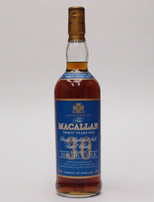 楽天市場 ザ マッカラン 30年700ｍｌ４３度 ブルーラベル シェリーオーク The Macallan 30years 銀行振り込み決済 クレジット決済に対応 代引き決済不可 酒のスーパー足軽 楽天市場店