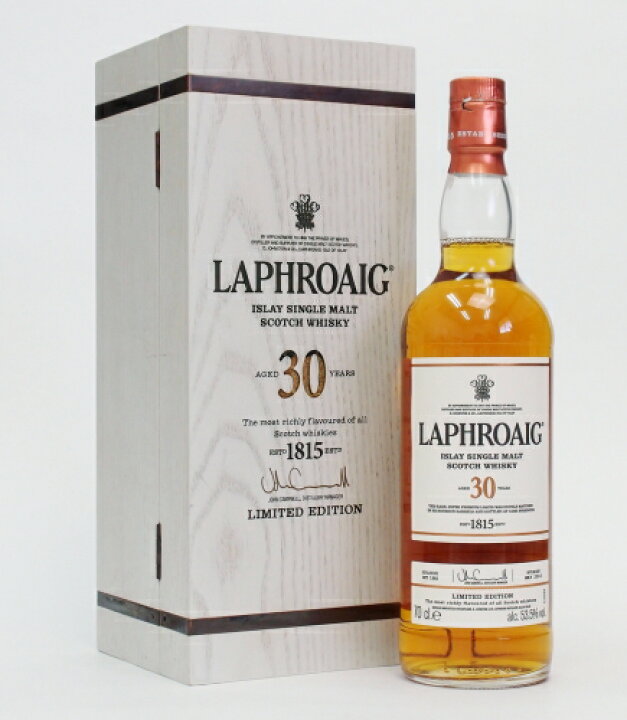 楽天市場】ラフロイグ30年リミテッドエディション【2016】53.5%700ml 