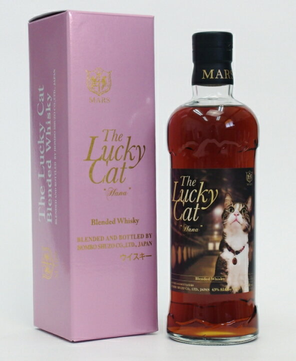 楽天市場】マルス ザ・ラッキーキャット ハナ43%700ml : 酒のスーパー 