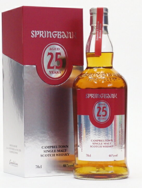 楽天市場】スプリングバンク25年46%700ml【クレジット決済・銀行 
