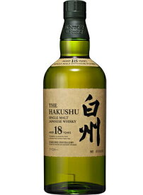 サントリー　シングルモルトウイスキー　白州 18年43度700ml【箱無し】THE HAKUSHU SINGLE MALT WHISKY