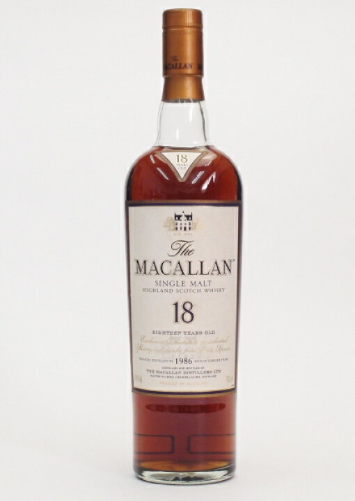 楽天市場】ザ・マッカラン 18年43度700ml【1986リリース】【箱無し 