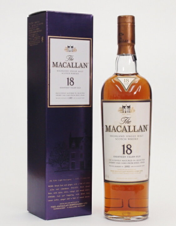 楽天市場】ザ・マッカラン 18年43度700ml【1995リリース】【箱付  