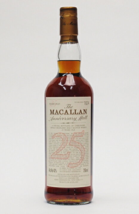楽天市場】ザ・マッカラン 25年 アニバーサリー43%700ml【赤箱】The 