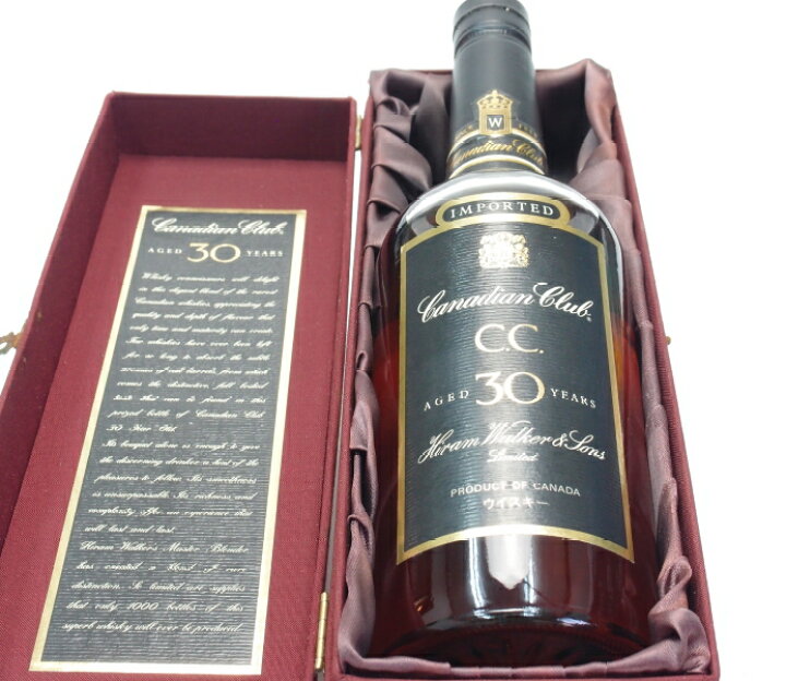 楽天市場】カナディアンクラブ 30年40％750ml : 酒のスーパー足軽 楽天  