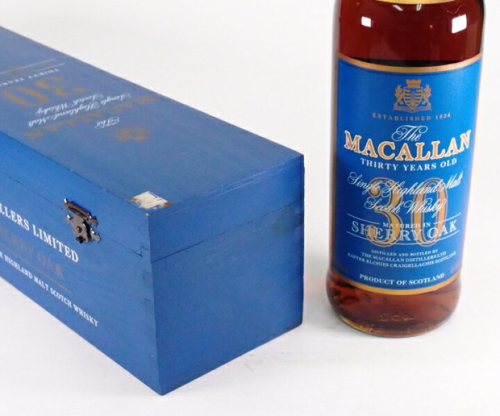 楽天市場】ザ・マッカラン 30年700ml43度【ブルーラベル】シェリー 