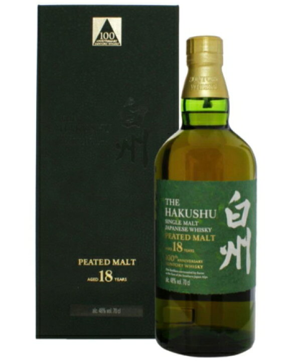 楽天市場】サントリー白州18年ピーテッド100周年記念ラベル48％700ml  