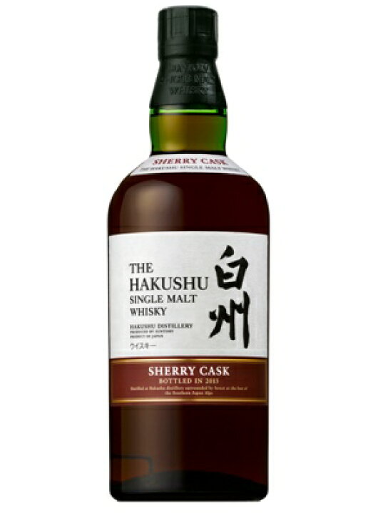 楽天市場】白州シェリーカスク2013 48度 700ml【箱無し】THE HAKUSHU 