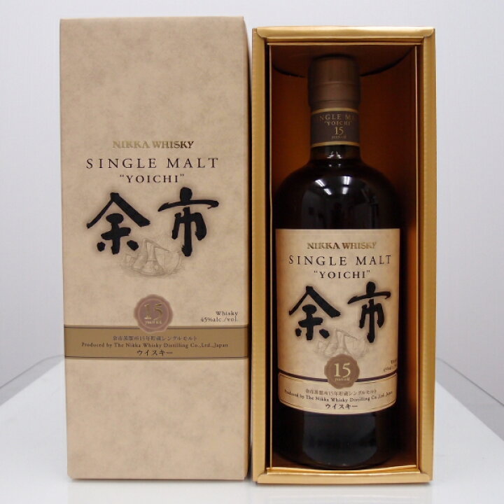 楽天市場】シングルモルト余市15年 45度700ml【箱付  