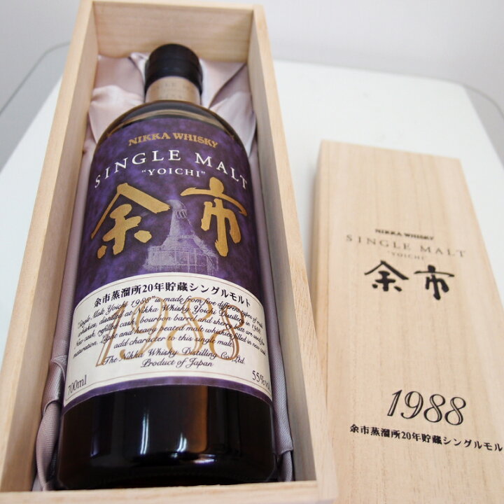 楽天市場】ニッカシングルモルトウイスキー【余市1988】【余市蒸留所  