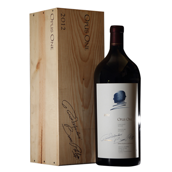カリフォルニアワインの最高峰 オーパス ワン 2012 最上の品質な 6000mlオリジナル木箱入り 最安値で Opus One 銀行振り込み決済に対応 代引き決済不可 クレジット決済