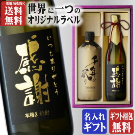 金文字 名入れ 千年の眠り720ml + 博多献上麦720ml 合計2本セット 地域別 送料無料 麦焼酎 篠崎 博多献上 麦焼酎 篠崎 焼酎 麦 お酒 酒 ギフト プレゼント 飲み比べ 内祝い 誕生日 男性 女性 母の日