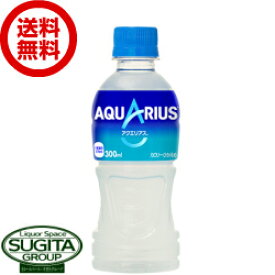 アクエリアス PET 300ml 【300ml×24本(1ケース)】　｜　【直送】コカ コーラ ペットボトル スポーツドリンク 熱中症 スポドリ アクエリ 53587