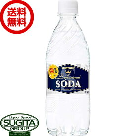 サントリー ソーダ 【490ml×24本(1ケース)】 強炭酸水 500 ペットボトル 送料無料 倉庫出荷