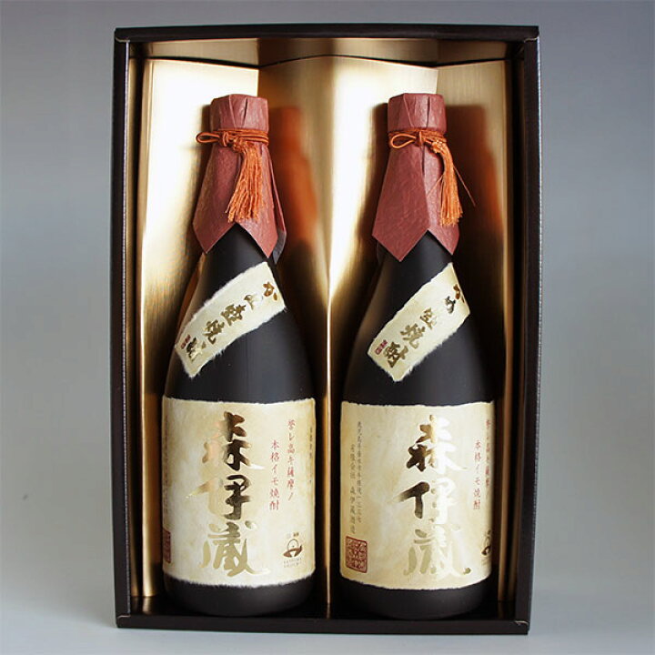 楽天市場】森伊蔵 金ラベル 720ml 2本 感謝のギフト箱 金蓋紙箱入 2本 