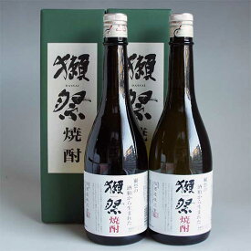 獺祭 焼酎 39度 720ml 米粕取り焼酎 720ml 2セット ギフト箱入り 獺祭の純正包装紙で一個ずつ無料包装