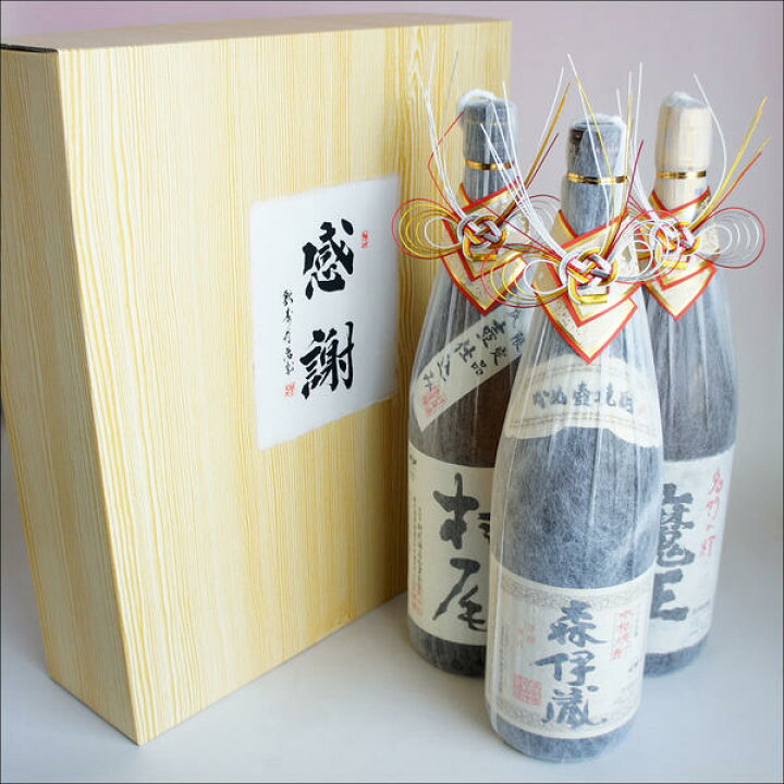 楽天市場】芋焼酎 飲み比べセット 3M 森伊蔵・魔王・村尾 おめかし 