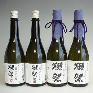 獺祭 日本酒 焼酎 飲み比べセット 純米大吟醸 二割三分23 2本 酒粕焼酎 2本 計4本 ギフト包装不可