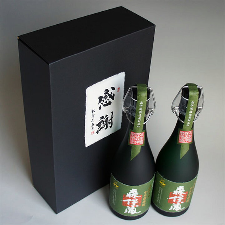 楽天市場】森伊蔵 極上 長期熟成 720ml 2本 感謝のギフト箱 濃紺紙箱入 