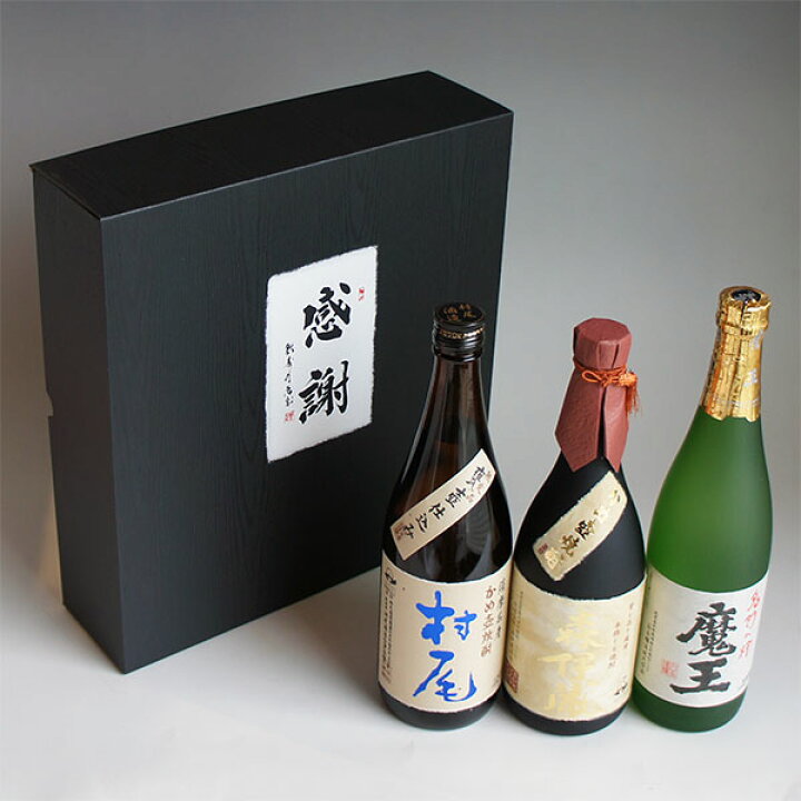 楽天市場】芋焼酎 飲み比べセット 3M 森伊蔵 金ラベル720ml・魔王720ml 