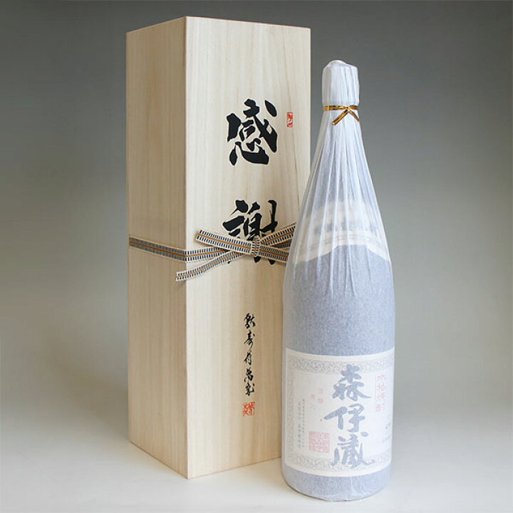 楽天市場】森伊蔵 感謝のギフト箱 木箱入り 1800ml 1本組 芋焼酎  