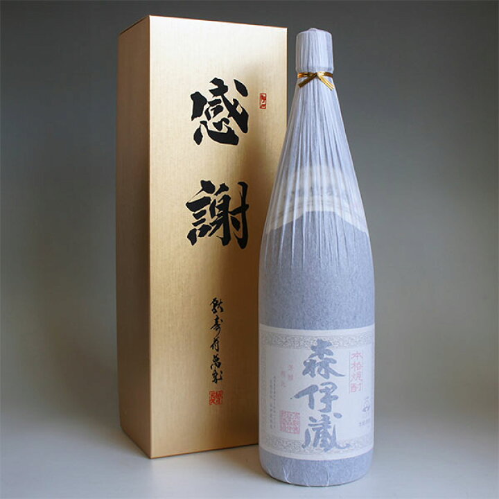 楽天市場】森伊蔵 感謝のギフト箱 金蓋紙箱入り 1800ml 1本組 芋焼酎 