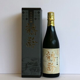鶴齢 純米大吟醸 新潟県 720ml 日本酒 贈答 プレゼント ギフト 箱付 送料込み/※北海道・沖縄・離島からのご注文はお受けできません。予めご了承ください。