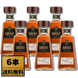 【送料無料】クエルボ 1800 アネホ 6本セット 750ml×6本 ケース販売 | テキーラ プレミアム anejo ゴールド リザーブ 高級 カクテル ベース 100% ブルーアガベ メキシコ お買い得 まとめ買い 業務用 飲食店 ギフト おすすめ 家飲み 仕入れ　デイリー