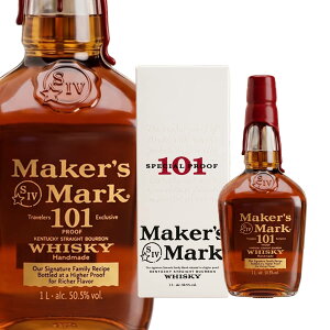 ���[�J�[�Y�}�[�N 101 1000ml 50.5�x 1L �v���~�A�� �o�[�{�� �E�C�X�L�[ �A�����J �P���^�b�L�[ MAKERS MARK 101 ��e�� 1�{ ���� ���蕨 �M�t�g �v���[���g �L�O�� �a���� ���̓� �����