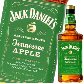 ジャックダニエル テネシーアップル (Jack Daniel's Tennessee Apple) 700ml 35度 | ウイスキー ウィスキー フレーバー アップル リキュール 並行 アメリカ バーボン テネシー 洋酒 フルーティー 青りんご 甘口 ギフト プレゼント 贈り物 誕生日 父の日 ハイボール