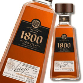 クエルボ 1800 アネホ (Cuervo 1800Tequila Anejo) 750ml 40度 | 100% ブルーアガベ テキーラ 洋酒　お酒 酒 カクテル スピリッツ メキシコ まとめ買い 蒸留酒 業務用 手土産 父 1800アネホ パーティ 宅飲み 成人式 家呑み 宅呑み 飲み会 美味しいお酒