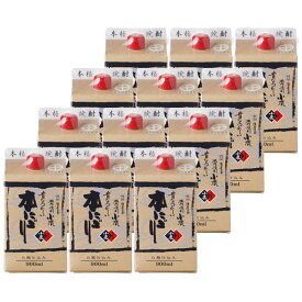 小鹿本にごり 25度 パック 900ml × 12本セット 芋焼酎 ※北海道・東北地区は、別途送料1000円が発生します。