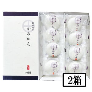 九面屋 かるかん饅頭 白8個入×2箱 メーカー直送/代引・同梱不可送料無料 お中元 ギフト プレゼント 御中元 記念日 内祝い お歳暮※北海道・東北地区は、別途送料1000円が発生します。
