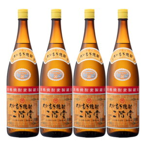 二階堂 20度 1800ml×4本 麦焼酎 二階堂酒造 大分※北海道・東北エリアは別途運賃が1000円発生します。